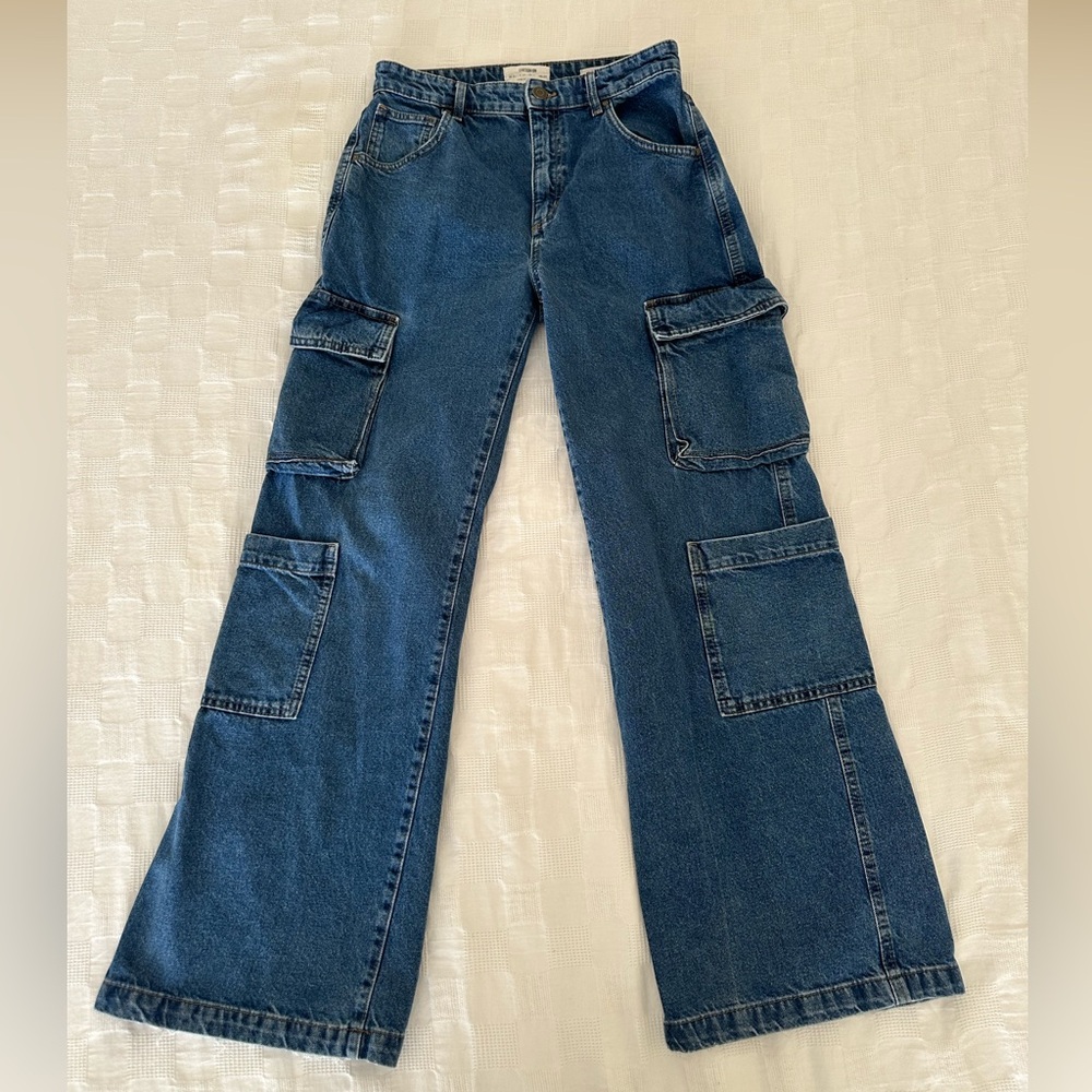 Cotton On Blue Cargo Jeans